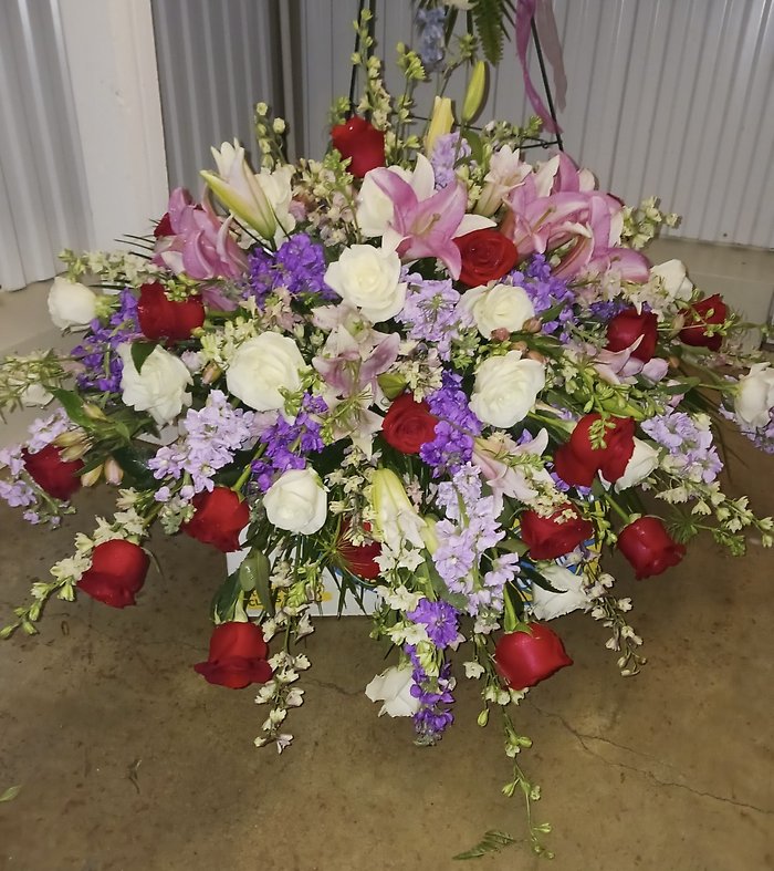 Natures Garden Casket Spray