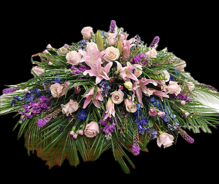 Tender Embrace Casket Spray