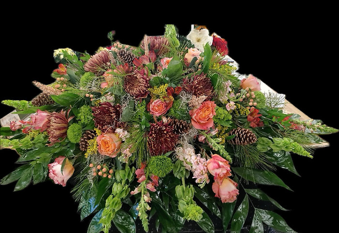 Serenity Garden Casket Spray