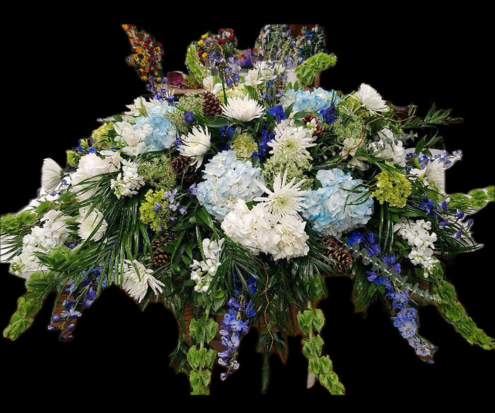 Warm Remembrance Casket Spray
