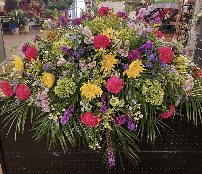 Greatful Blessings Casket Spray