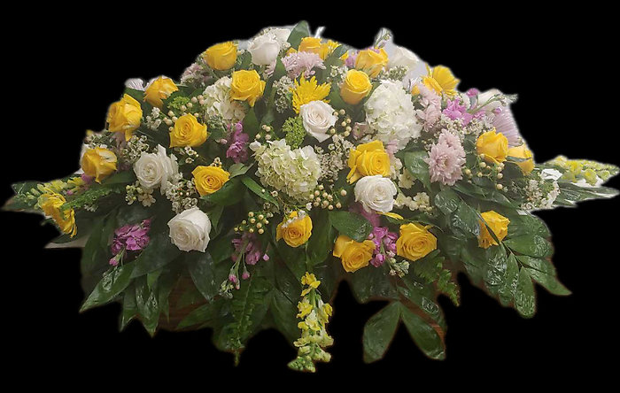 Garden of Life Casket Spray