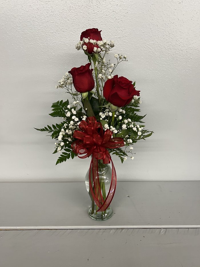 Three Red Roses